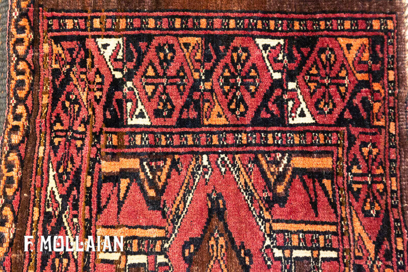 Antique Turkmen Tekke Chuval Rug n°:14248362